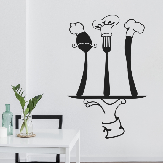 Sticker Mural - Plateau de cuisine