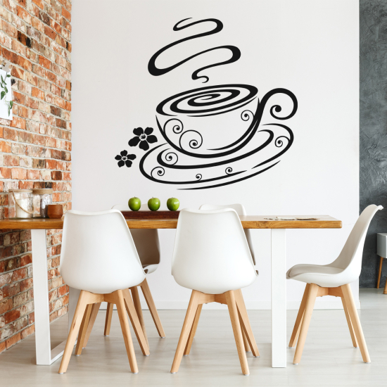 Sticker Mural - Tasse à café