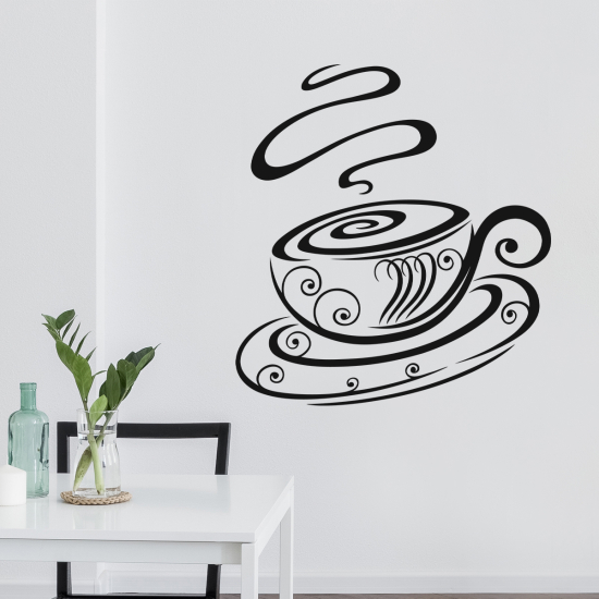 Sticker Mural - Tasse de café