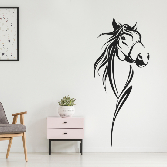 Sticker Mural - Tête de cheval