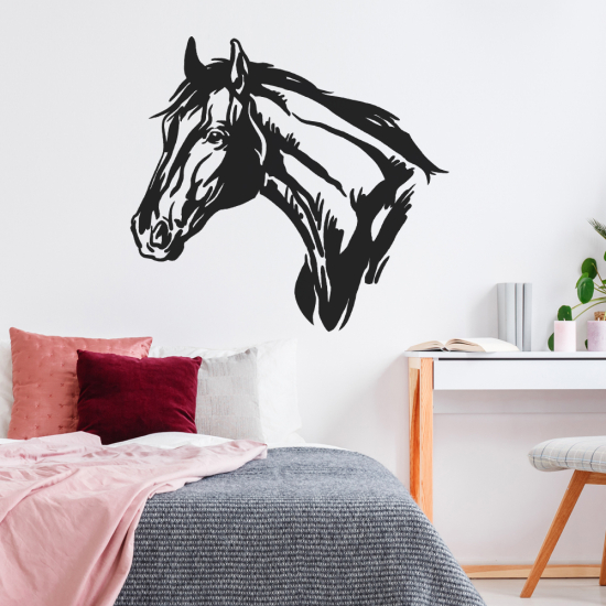 Sticker Mural - Tête de cheval