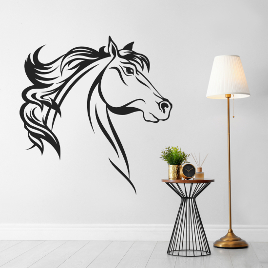 Sticker Mural - Tête de cheval