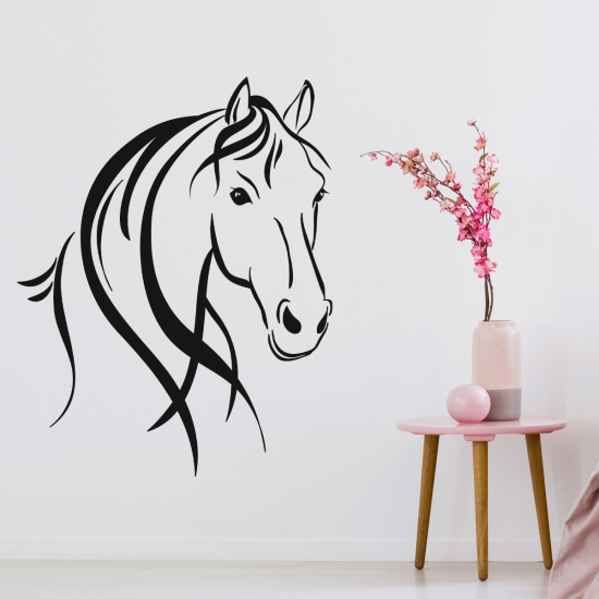 Sticker Mural - Tête de cheval