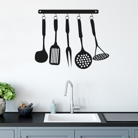 Sticker Mural - Ustensiles de cuisine