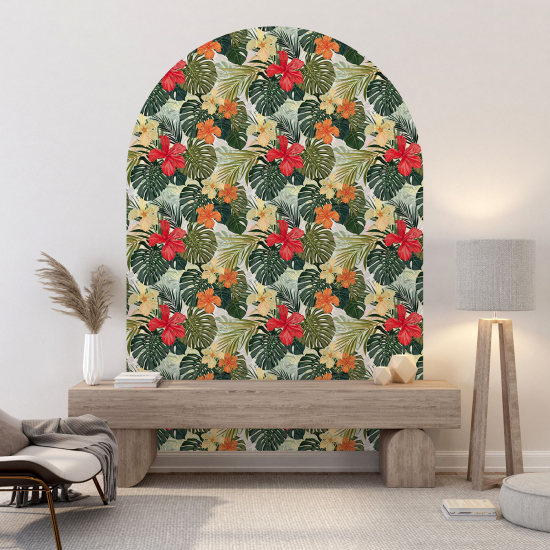 Stickers Arche - Motif floral