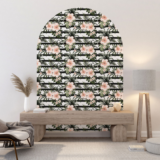 Stickers Arche - Motif floral