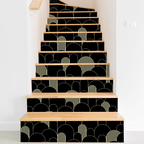 Stickers contremarches escalier - Arches Design