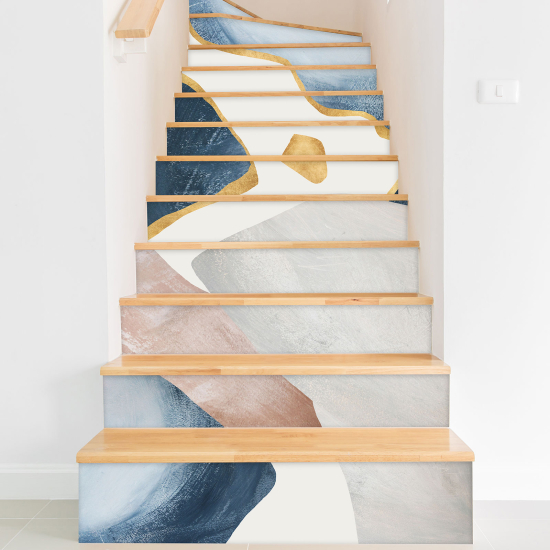 Stickers contremarches escalier - Boho