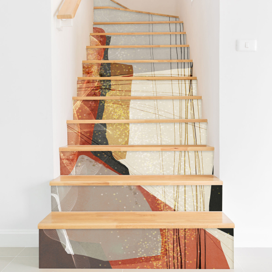 Stickers contremarches escalier - Boho