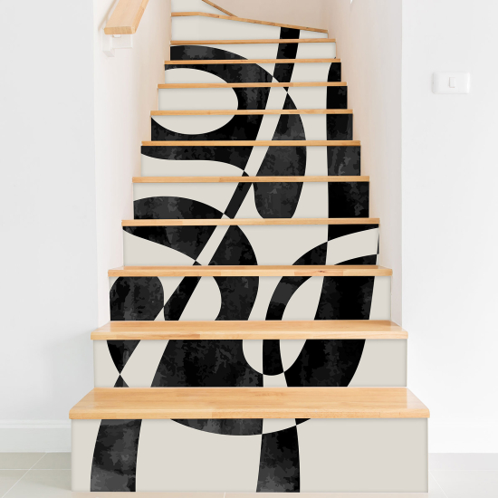 Stickers contremarches escalier - Design