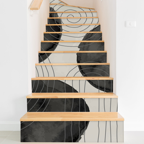 Stickers contremarches escalier - Design