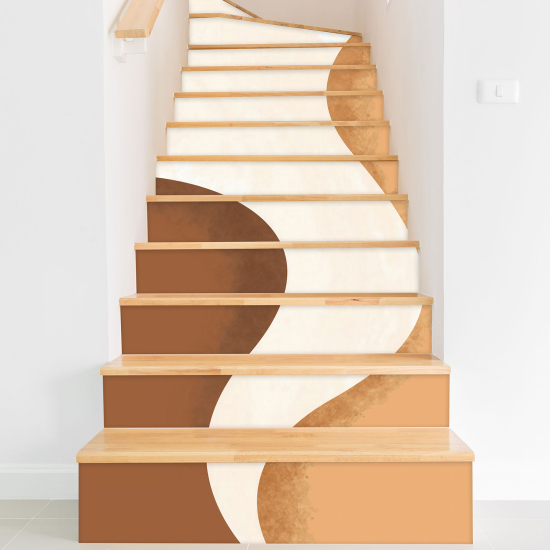 Stickers contremarches escalier - Moderne