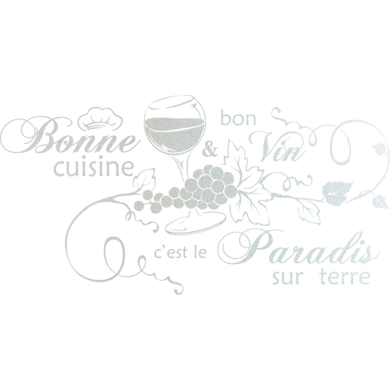 Stickers Dépoli - Citation Bonne Cuisine