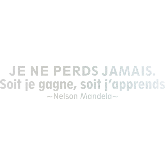 Stickers Dépoli - Citation Nelson mandela