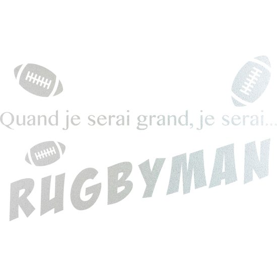 Stickers Dépoli - Citation Rugbyman