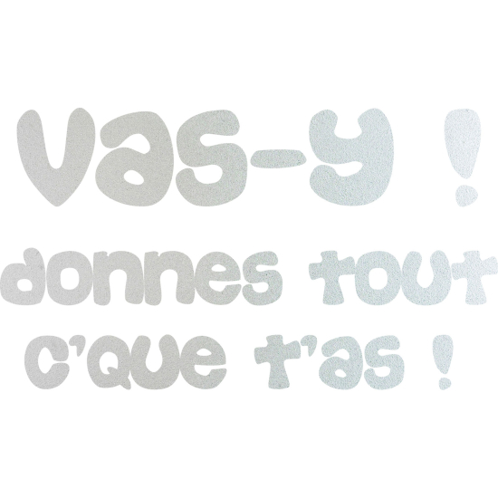 Stickers Dépoli - Citation Vas-y!