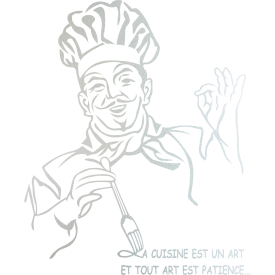 Stickers Dépoli - Cuisine Chef