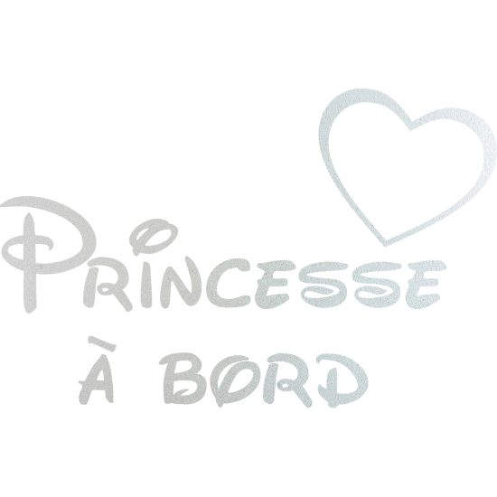 Stickers Dépoli - Princesse à bord