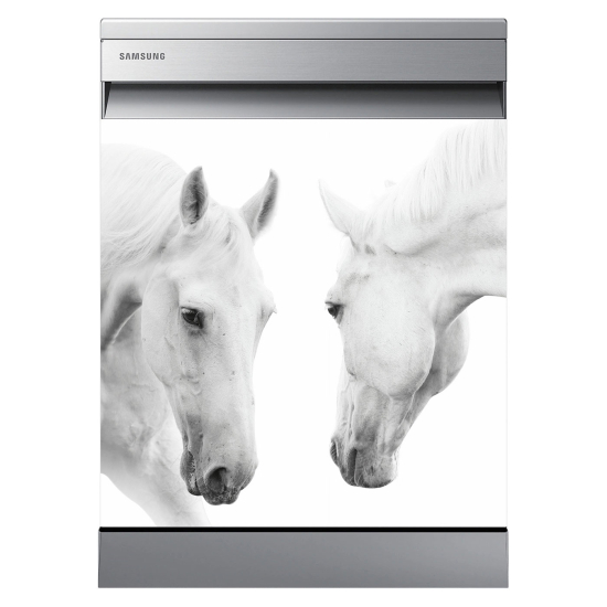 Stickers Lave vaisselle - Chevaux