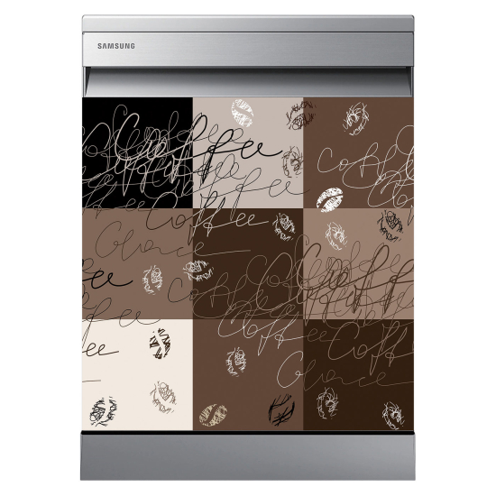 Stickers Lave vaisselle - Coffee