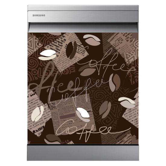 Stickers Lave vaisselle - Coffee