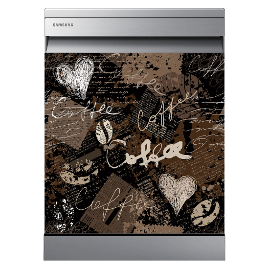 Stickers Lave vaisselle - Coffee