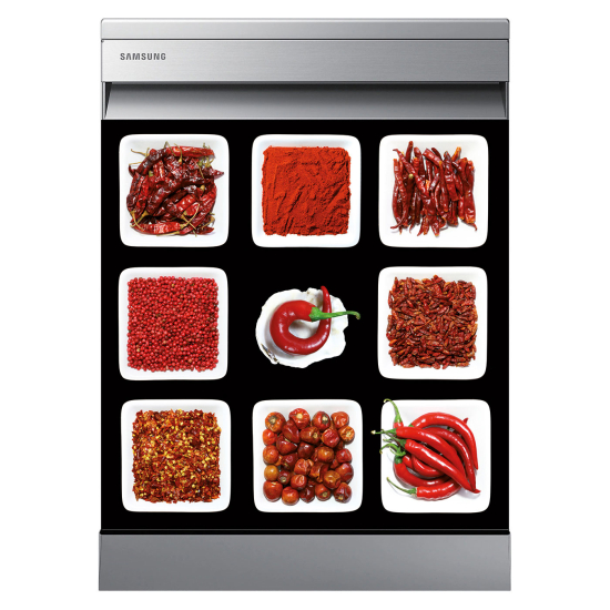 Stickers Lave vaisselle - Piments