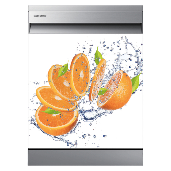 Stickers Lave vaisselle - Rondelles d'orange