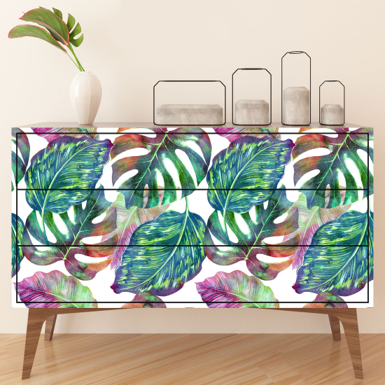 Stickers meuble - Motif Tropical