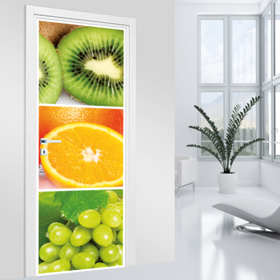 Stickers pour porte - Fruits