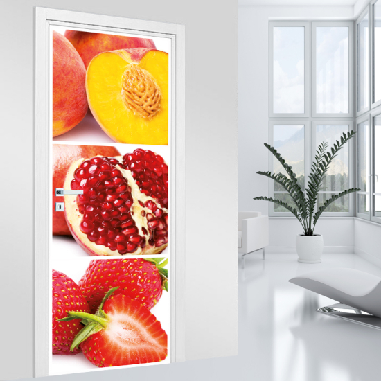 Stickers pour porte - Fruits