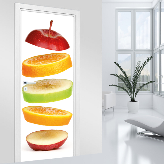 Stickers pour porte - Fruits