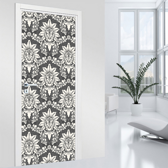 Stickers pour porte - Motif oriental