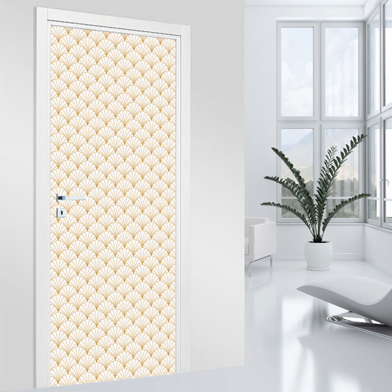 Stickers pour porte - Motif Oriental