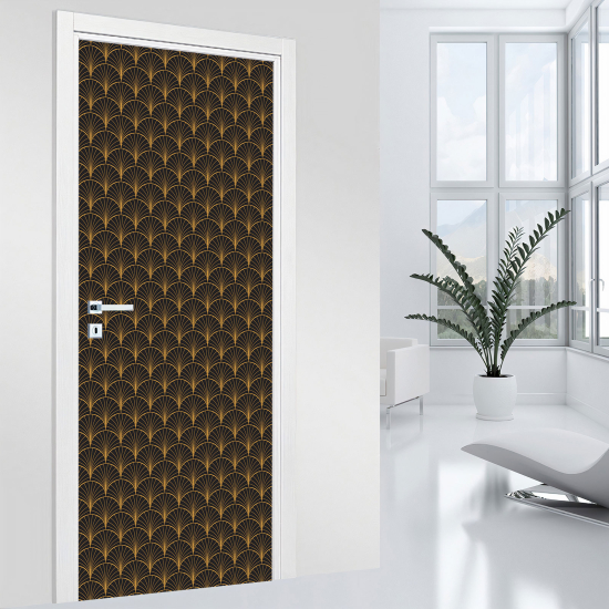 Stickers pour porte - Motif Oriental