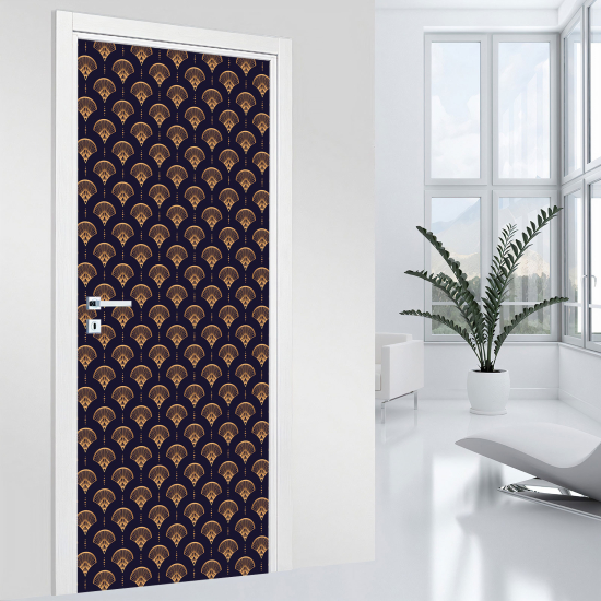 Stickers pour porte - Motif oriental