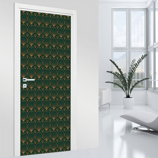 Stickers pour porte - Motif oriental