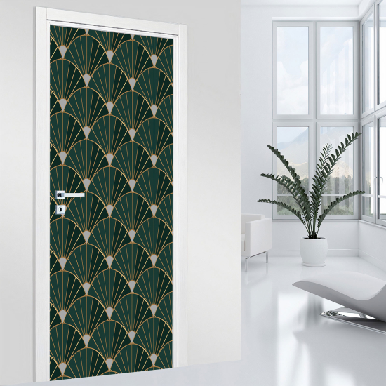 Stickers pour porte - Motif Oriental