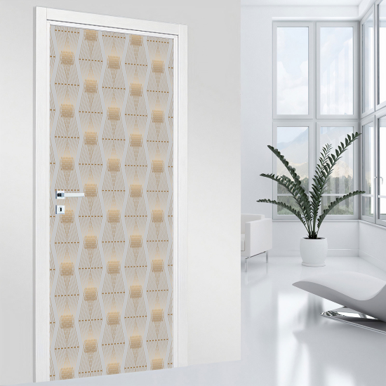 Stickers pour porte - Motif oriental