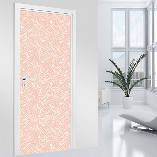 Stickers pour porte - Motif Oriental