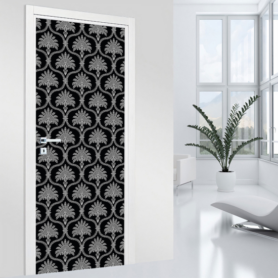 Stickers pour porte - Motif oriental