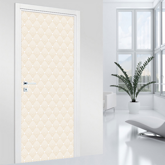 Stickers pour porte - Motif oriental