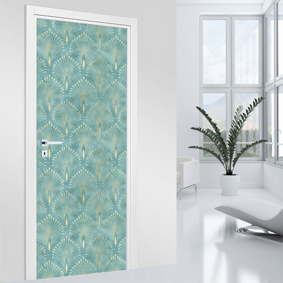 Stickers pour porte - Motif Oriental