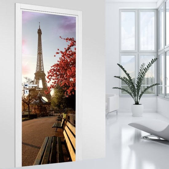 Stickers pour porte - Tour Eiffel