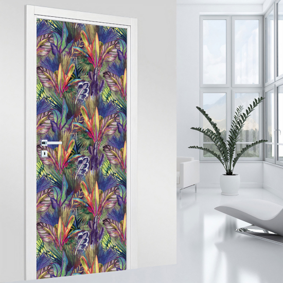 Stickers pour porte - Tropical