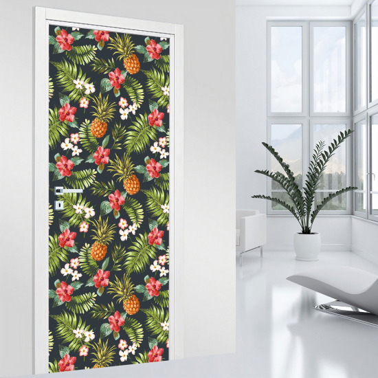 Stickers pour porte - Tropical