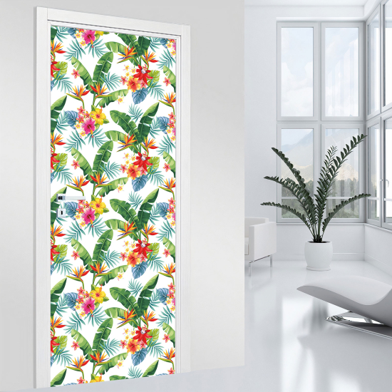 Stickers pour porte - Tropical