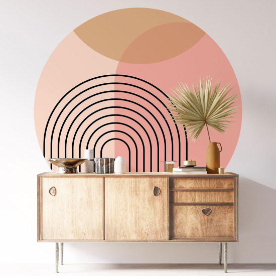 Stickers rond / cercle - Boho