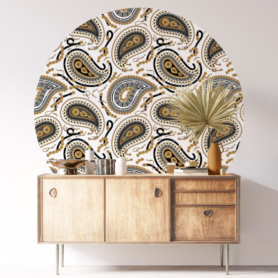 Stickers rond / cercle - Motif oriental