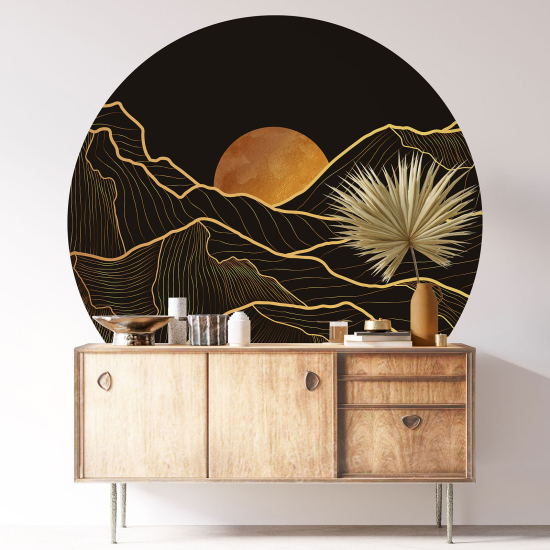 Stickers rond / cercle - Paysage Design